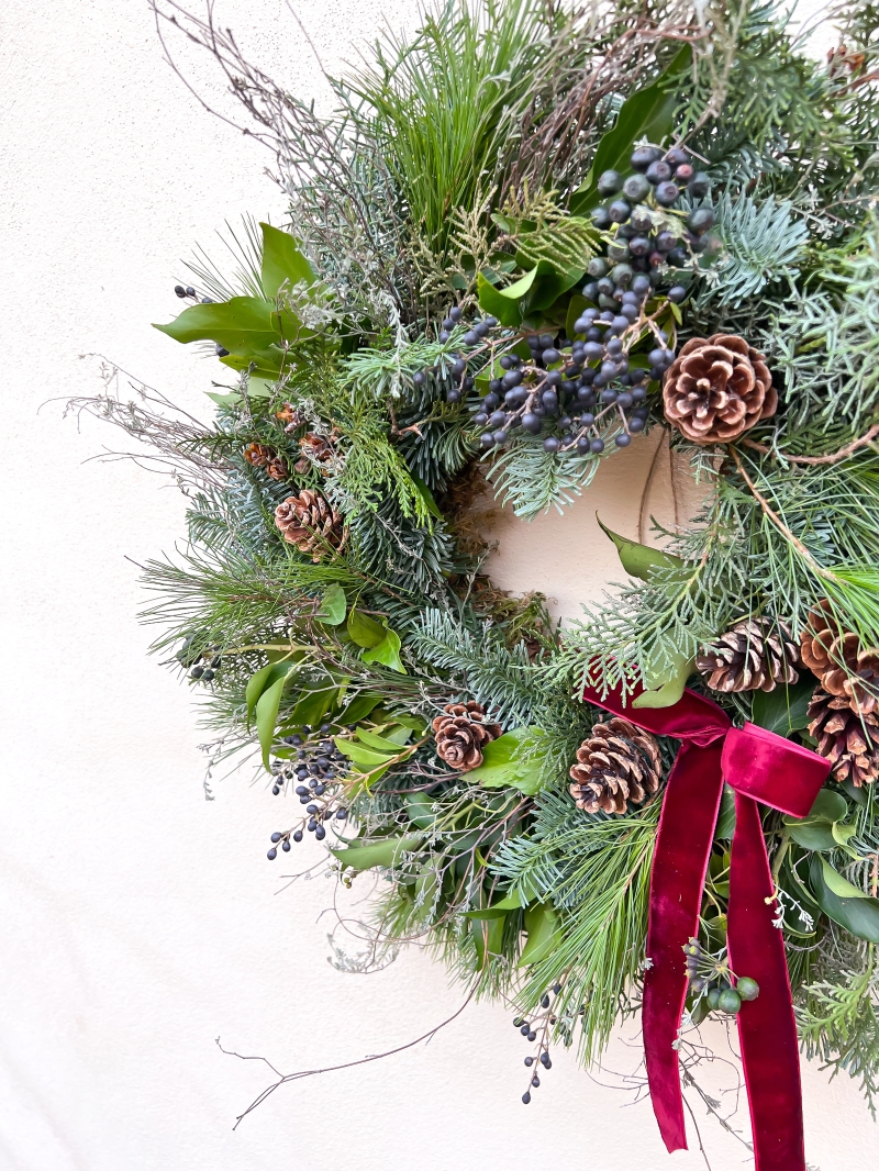 Simply Natural Door Wreath