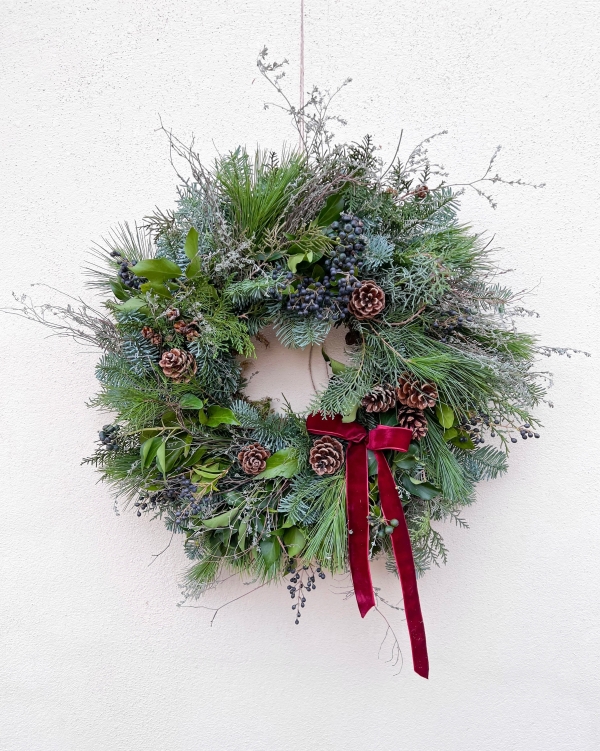Simply Natural Door Wreath