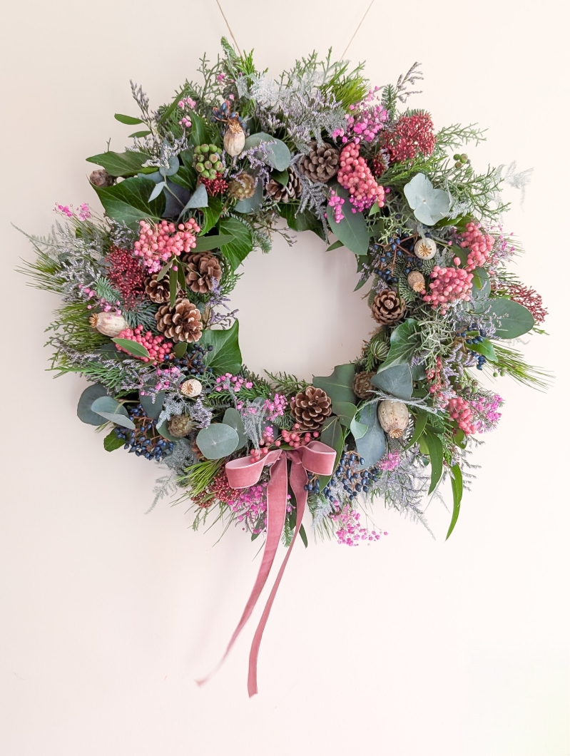 Sugar Plum Door Wreath