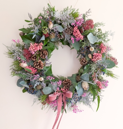 Sugar Plum Door Wreath